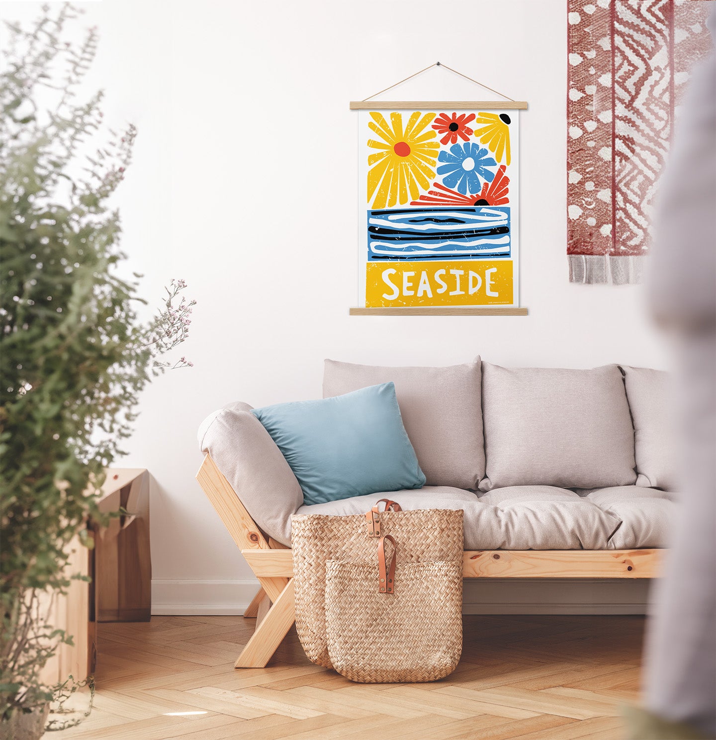 Colorful Wall Decoration Seaside Art Poster