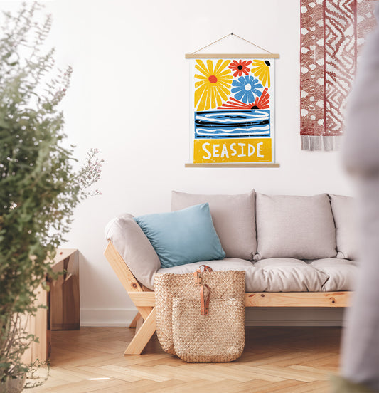 Colorful Wall Decoration Seaside Art Poster