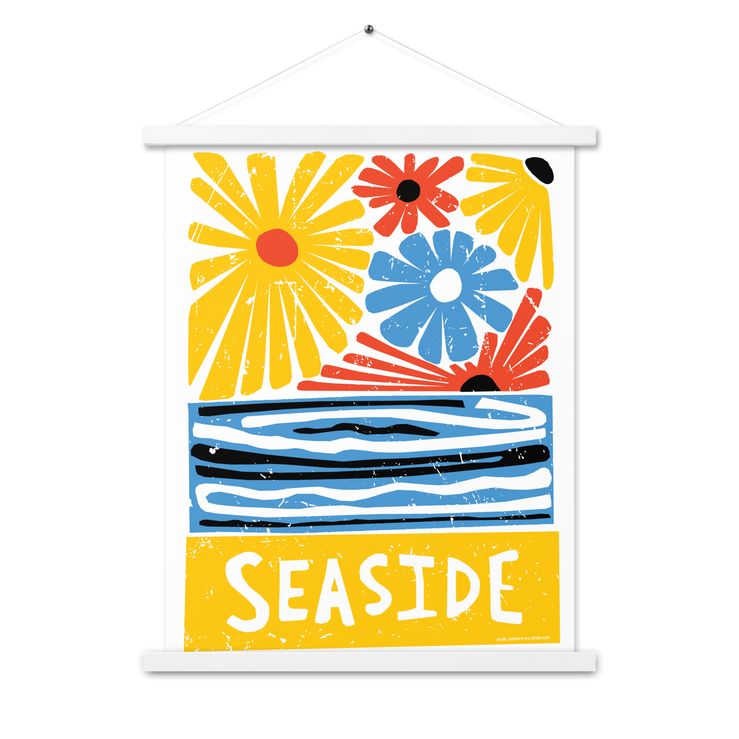 Colorful Wall Decoration Seaside Art Poster