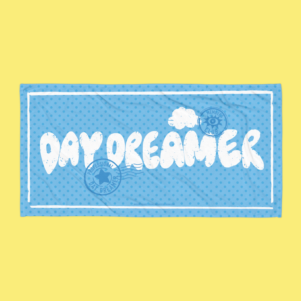 Day Dreamer Beach And Pool Blue Towel