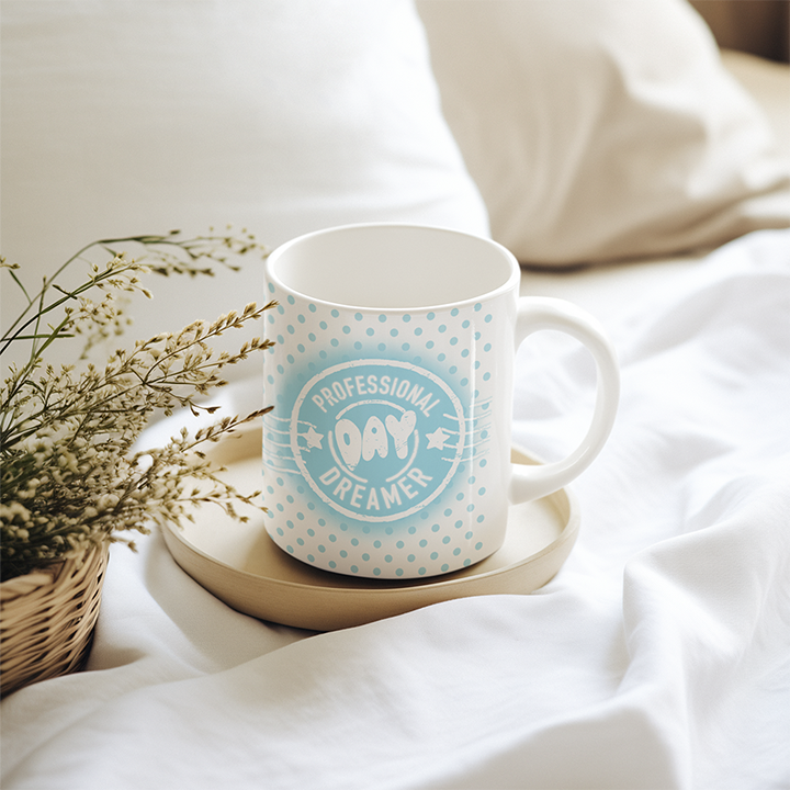 The Professional Day Dreamer Mug in Blue