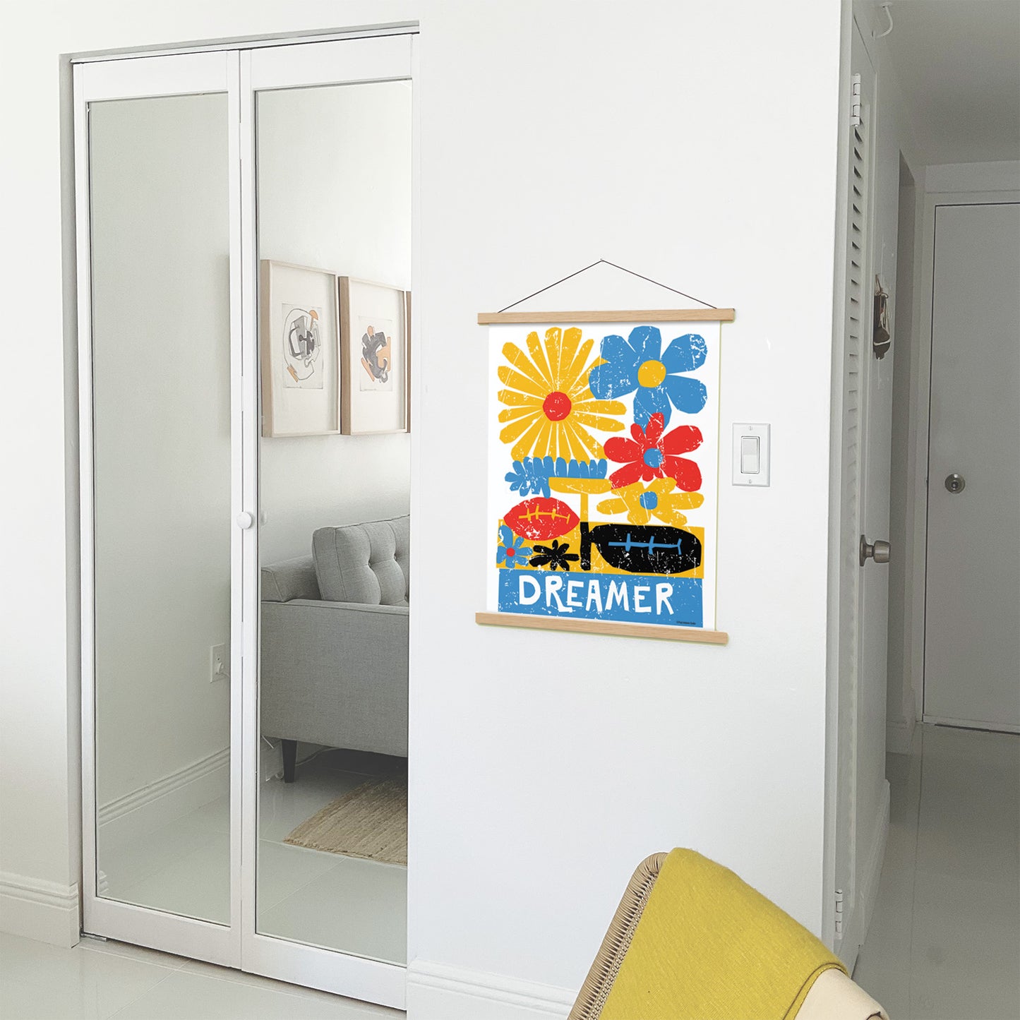 Dreamer Large Wall Hanging Poster by United Day Dreamers