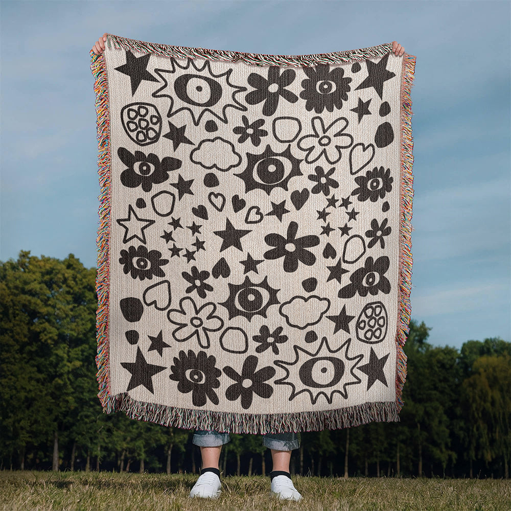 Day Dream Catcher Woven Blanket