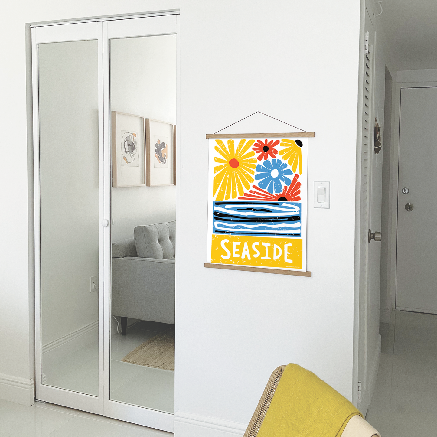 Colorful Wall Decoration Seaside Art Poster
