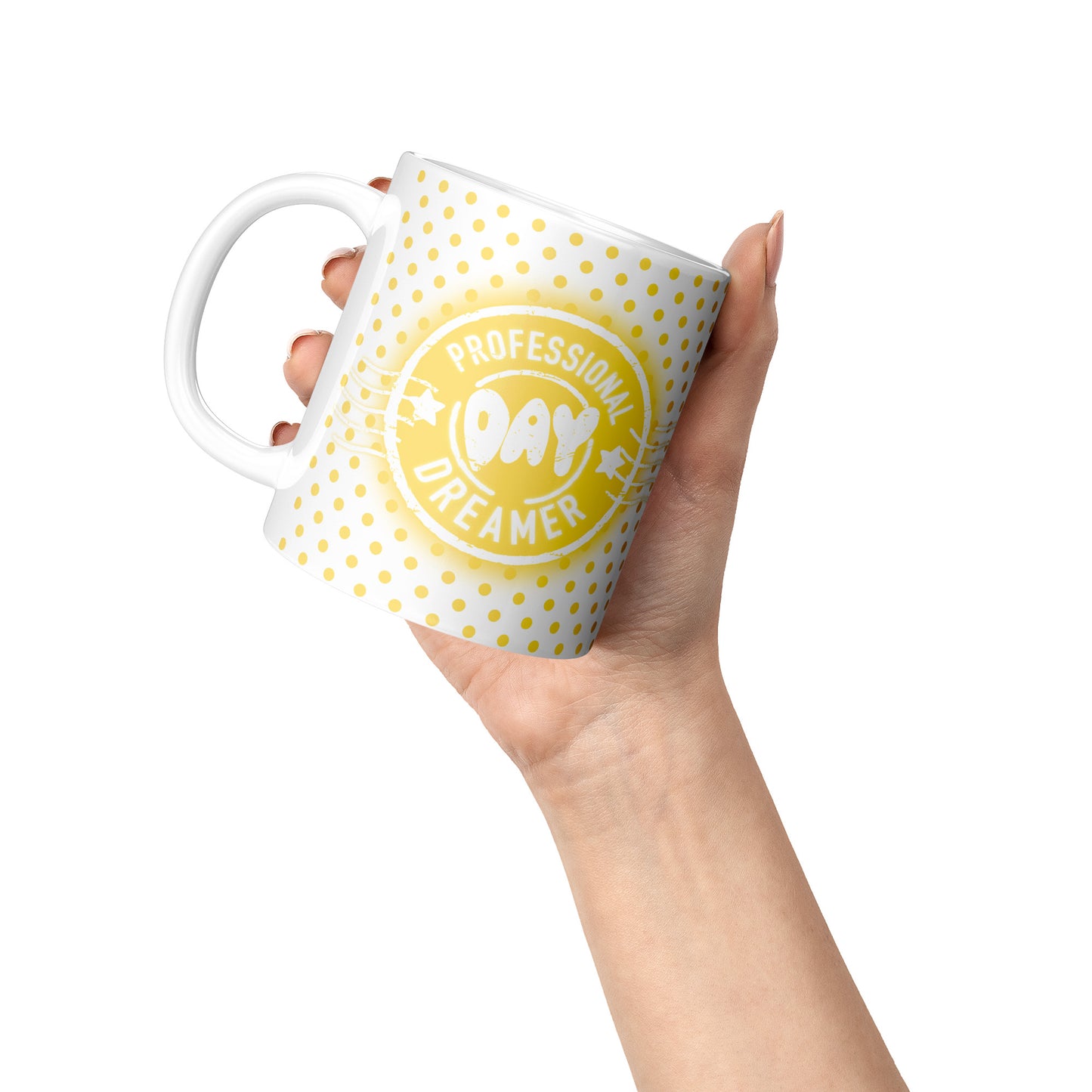 The Professional Day Dreamer Mug in Mellow Yellow