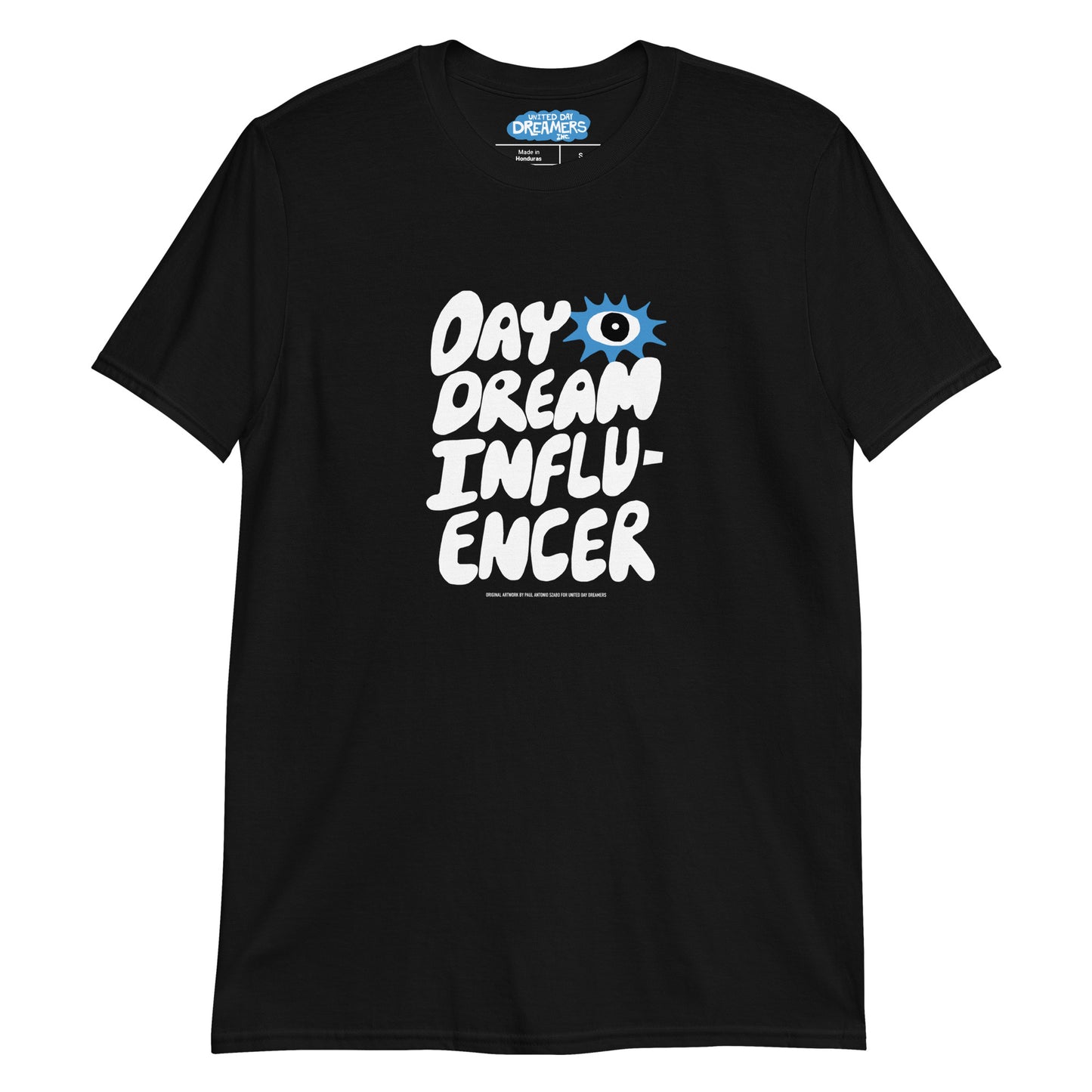 Day Dream Influencer Classic Black Cotton T-shirt