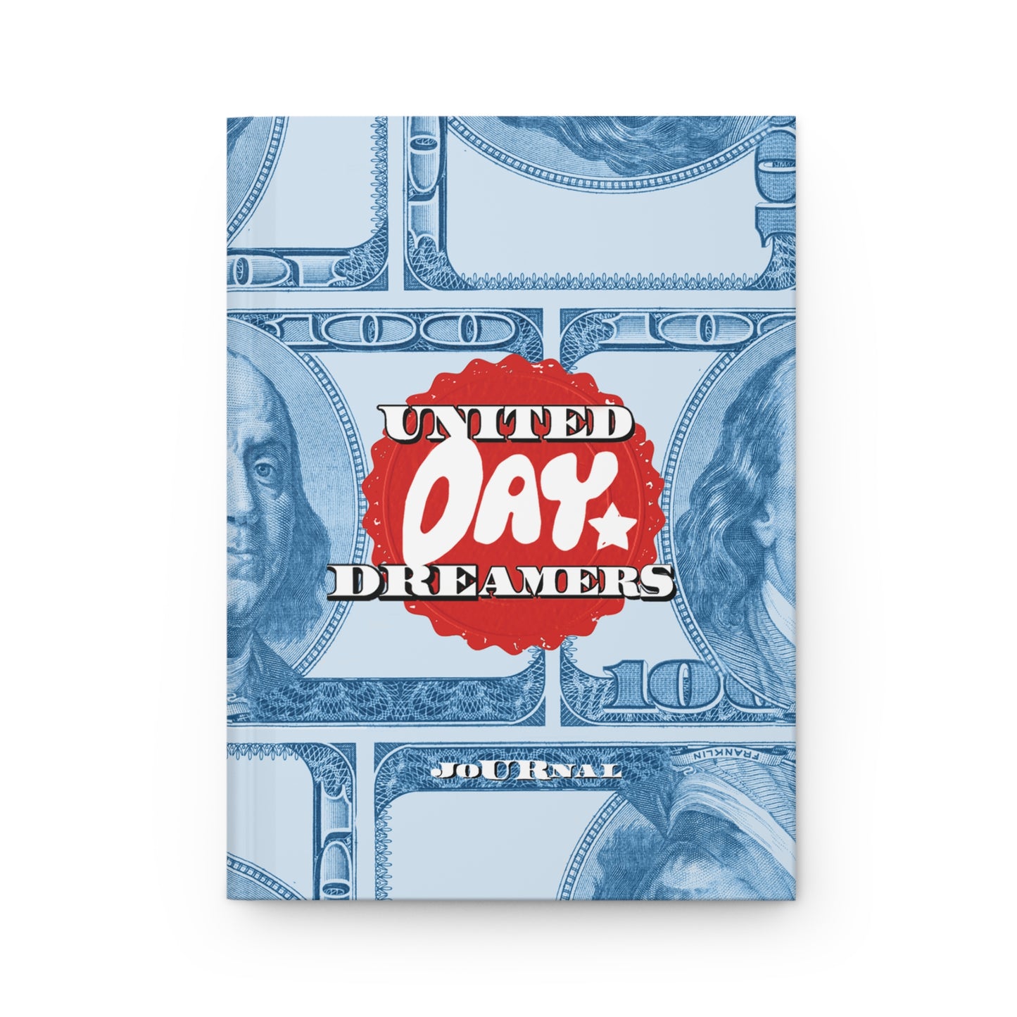 Lucky Money Hardcover Journal In Red, White and Blue