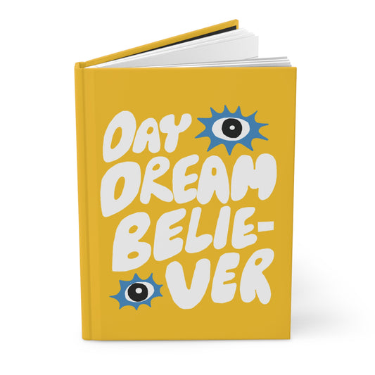 Day Dreamer Believer Hardcover Journal in Yellow