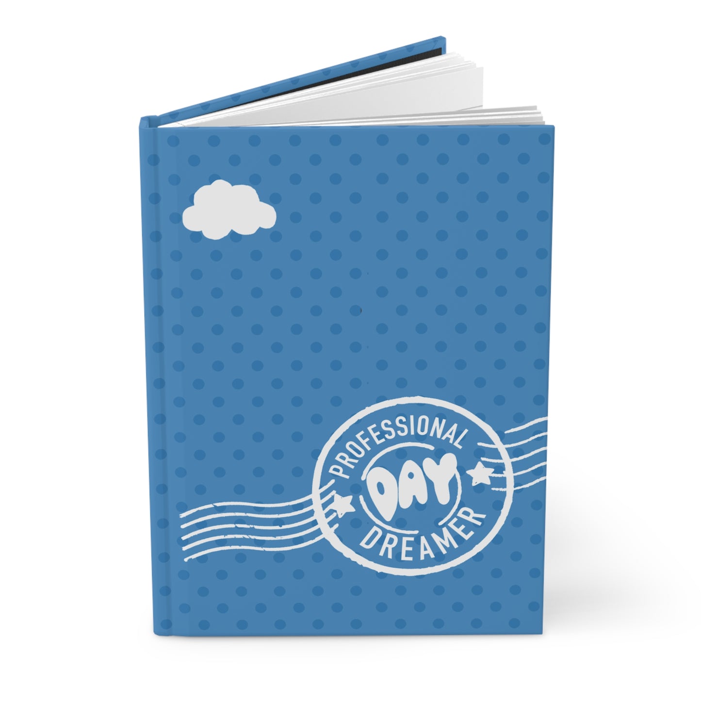 The Professional Day Dreamers Club Hardcover Blue Notebook