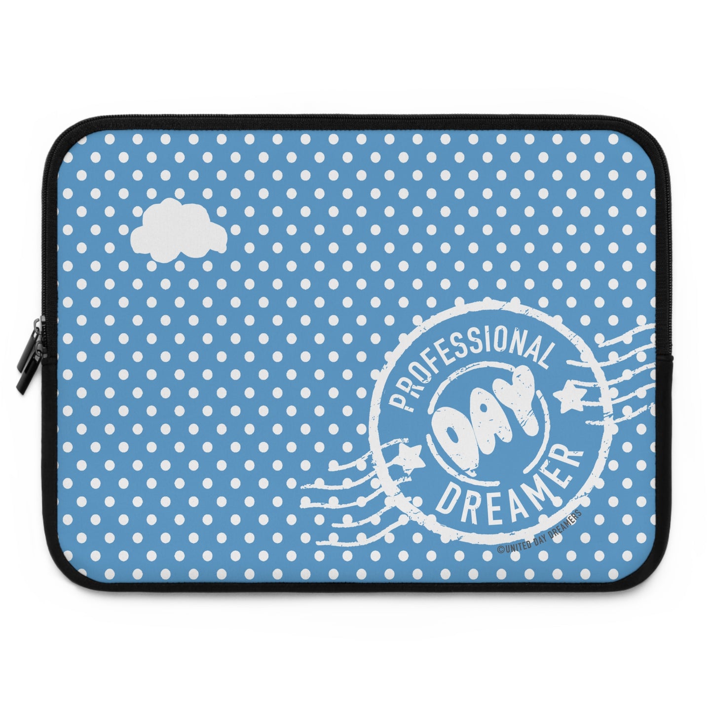 Professional Day Dreamer Laptop Sleeve in Blue