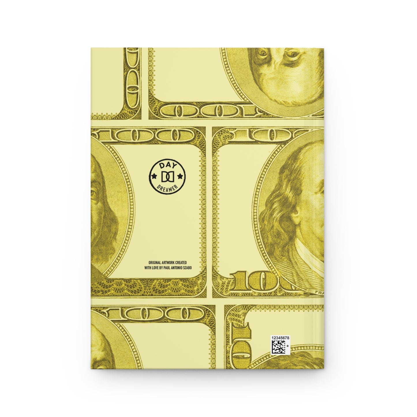 Lucky Money Hardcover Golden Journal In Red