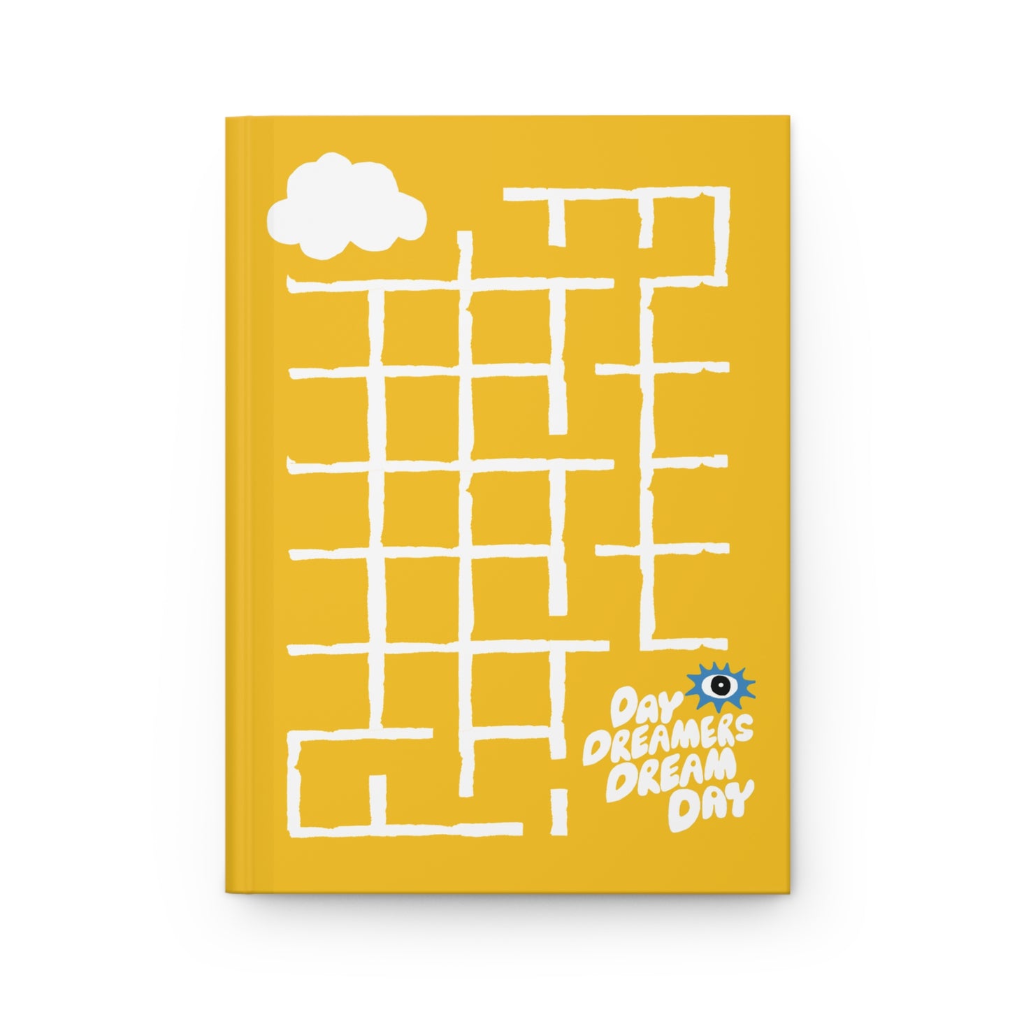 Find Your Cloud Hardcover Notebook in Yellow