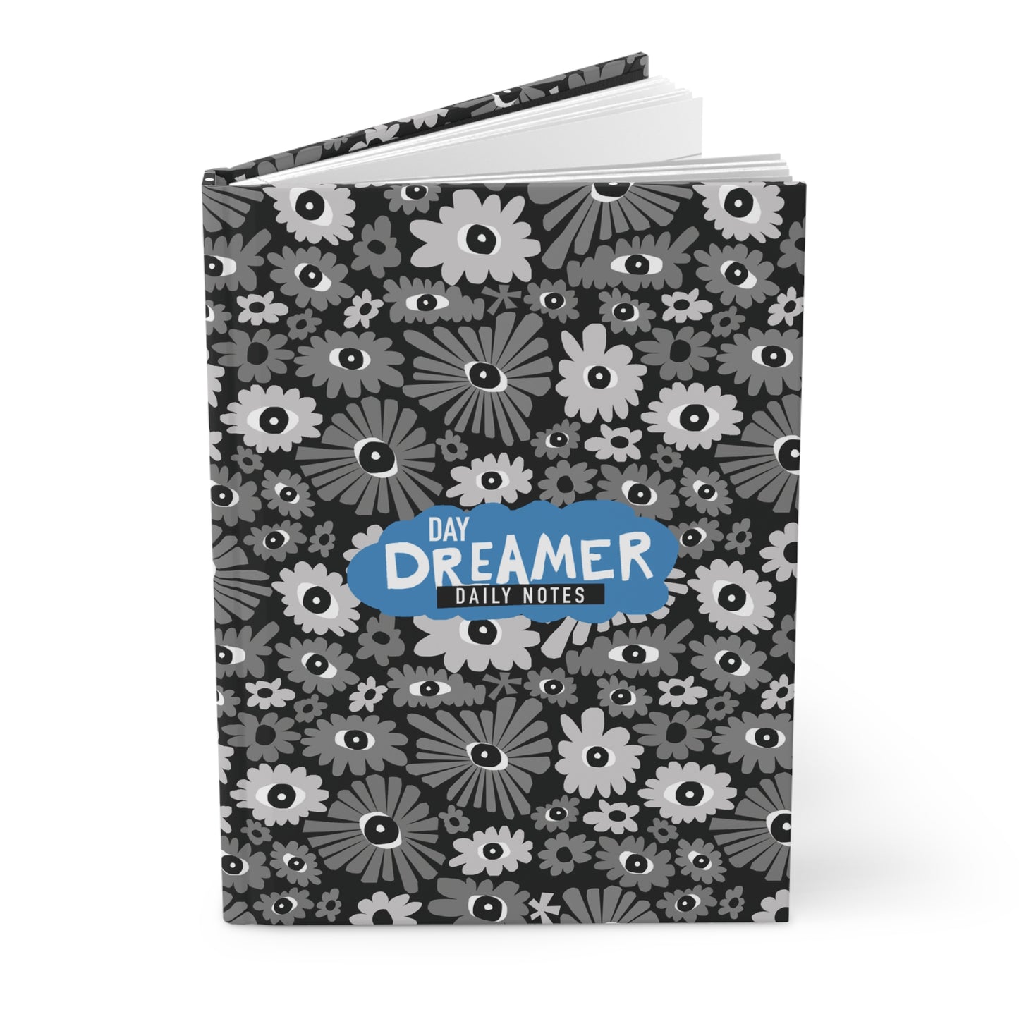 Hardcover Journal For Day Dreamers in Classic Black & White