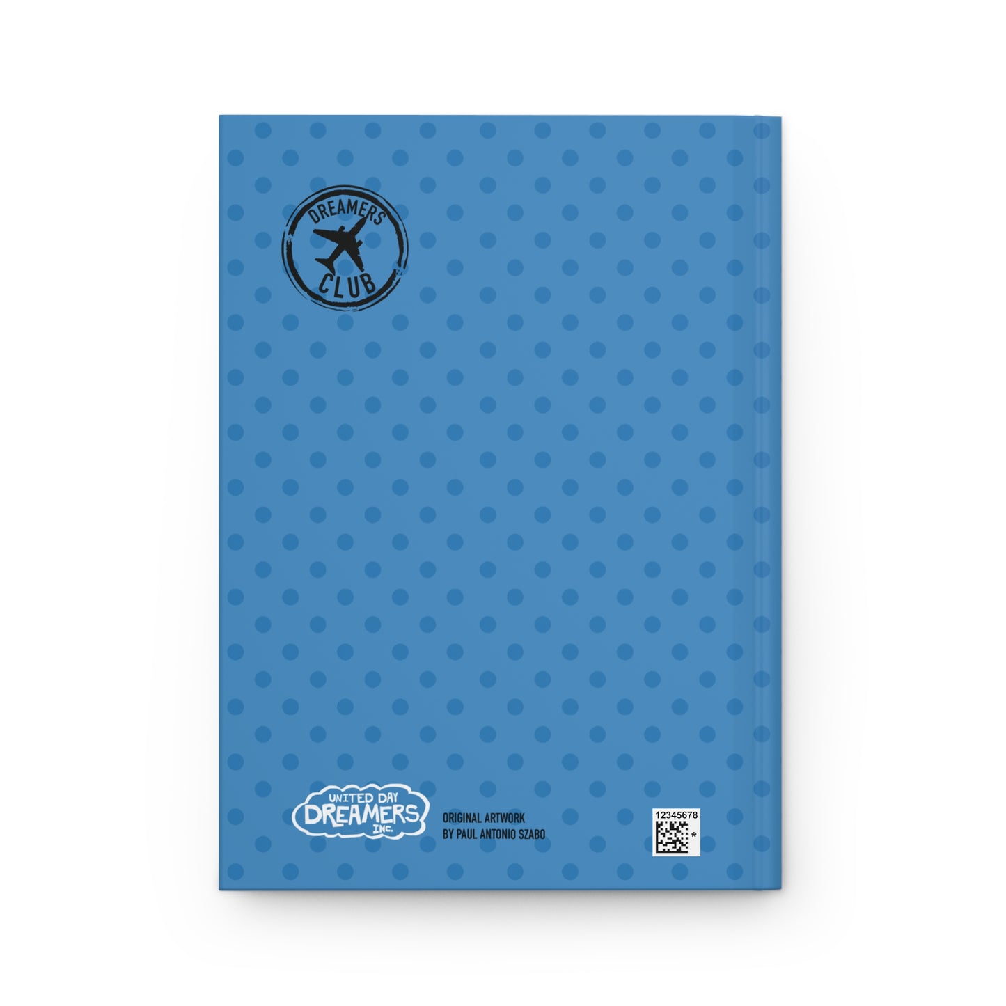 The Professional Day Dreamers Club Hardcover Blue Notebook