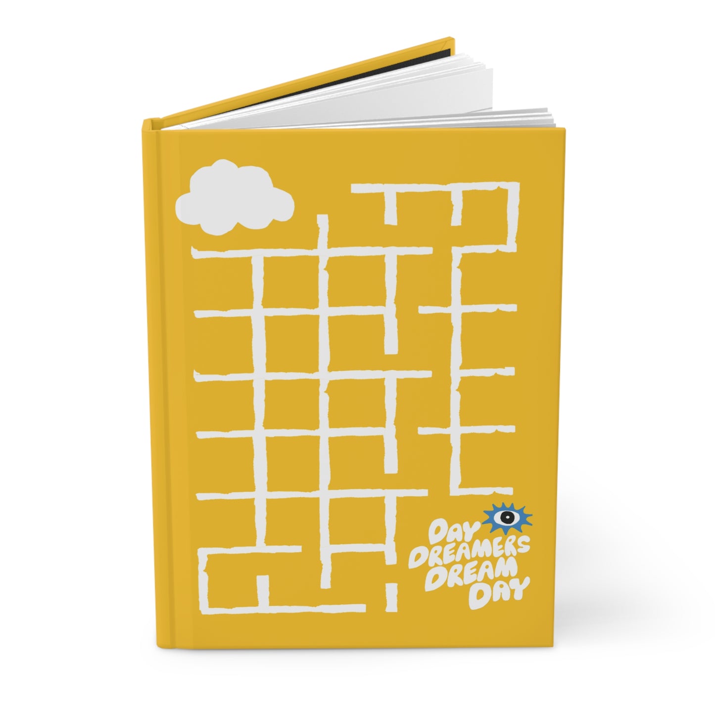 Find Your Cloud Hardcover Notebook in Yellow