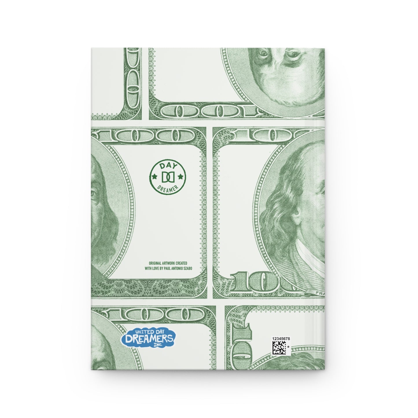 Lucky Money Hardcover Journal In Green