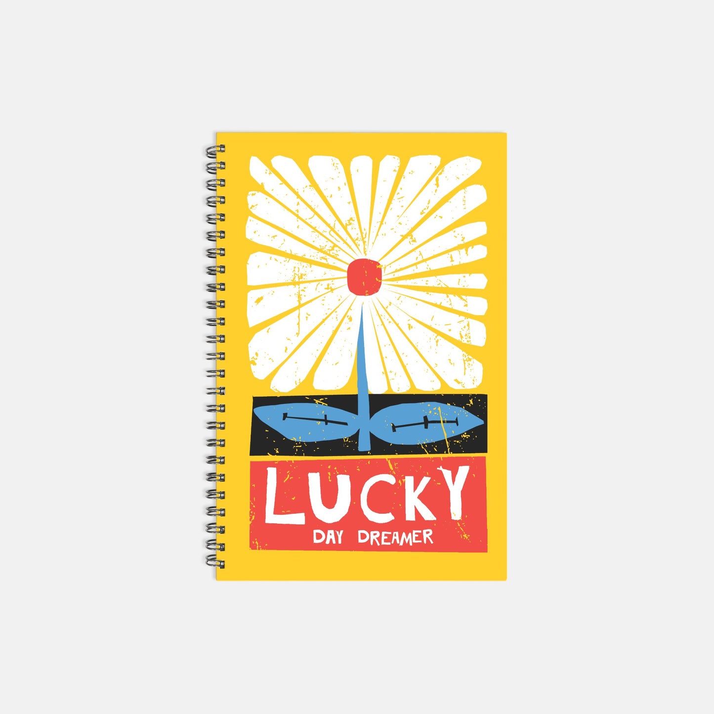 Lucky Day Dreamers Softcover Spiral Notebook