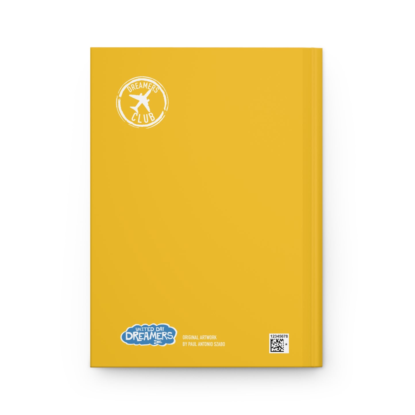 Find Your Cloud Hardcover Notebook in Yellow