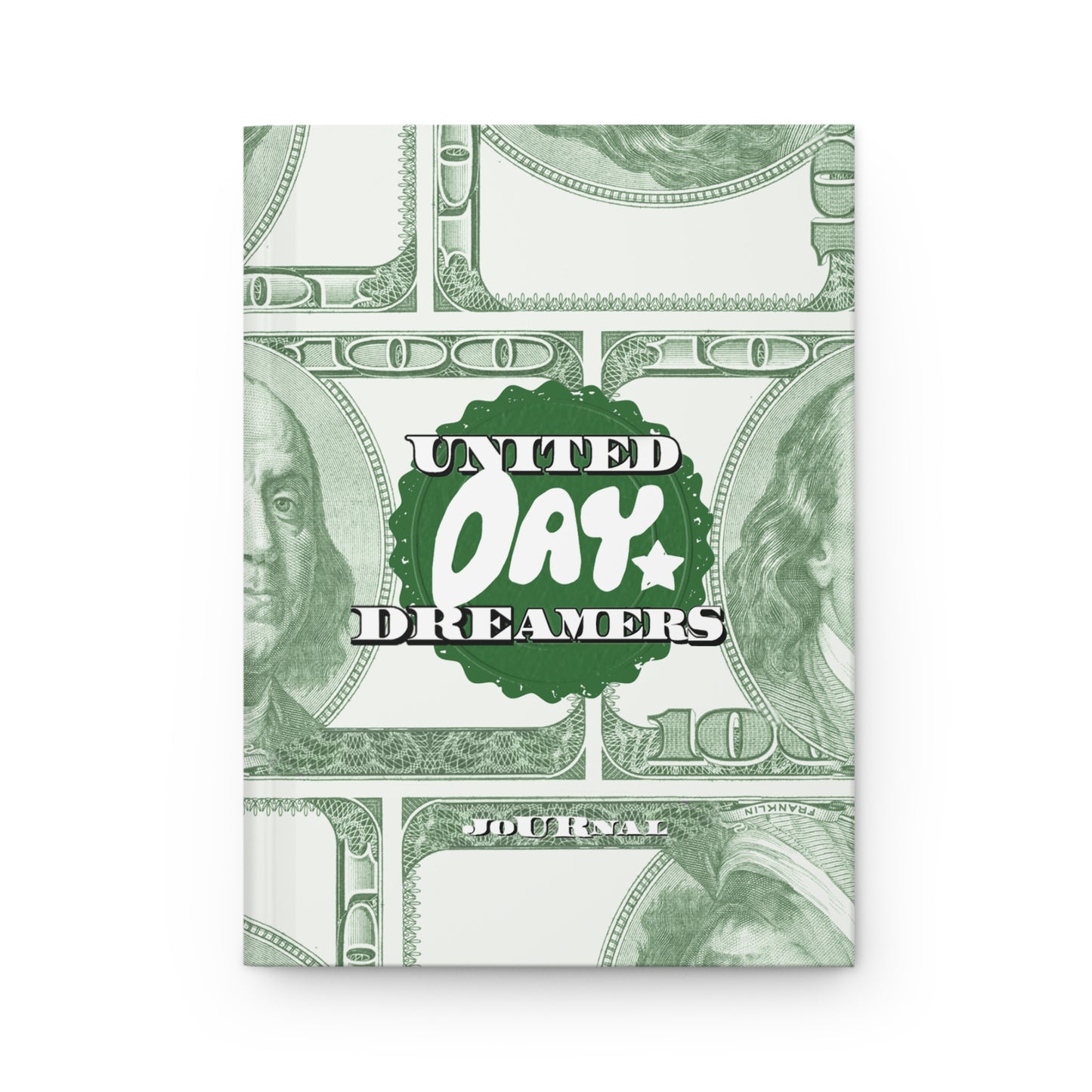 Lucky Money Hardcover Journal In Green