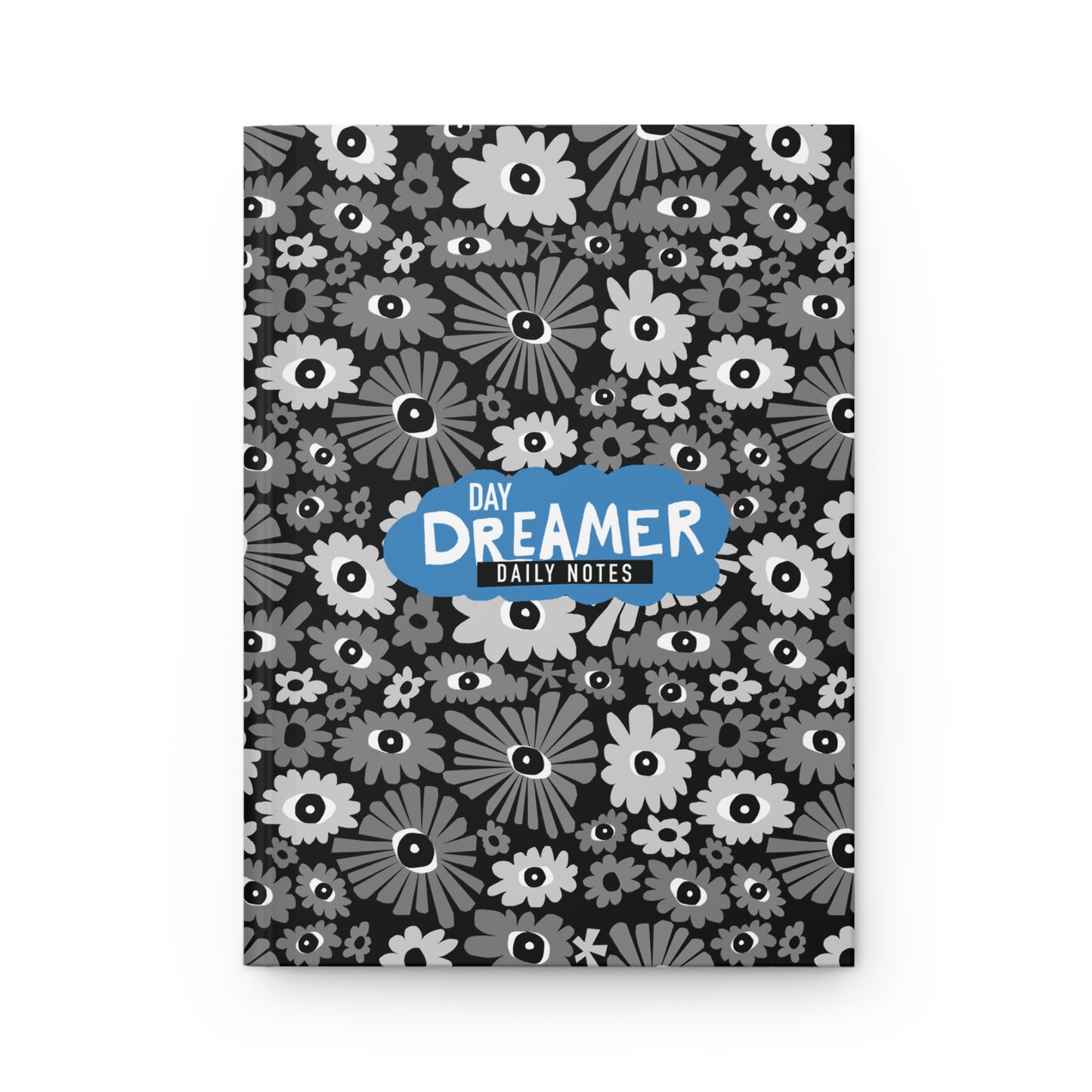 Hardcover Journal For Day Dreamers in Classic Black & White