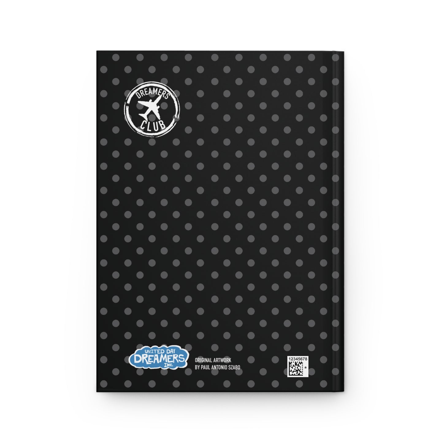 The Professional Day Dreamers Club Hardcover Black Notebook