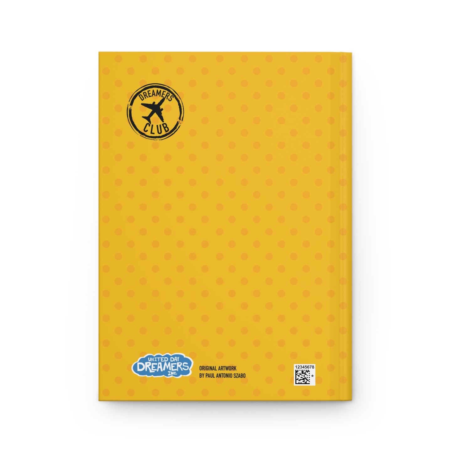 The Professional Day Dreamers Club Hardcover Yellow Notebook
