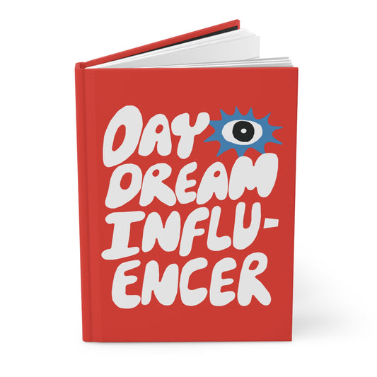 Day Dream Influencer Hardcover Journal in Red