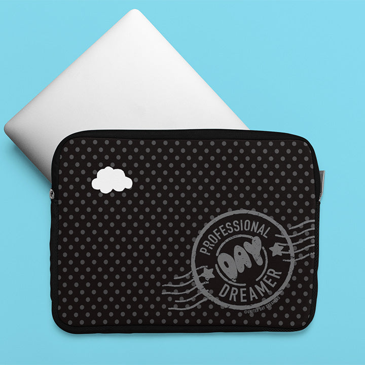 Professional Day Dreamer Laptop Sleeve in Black