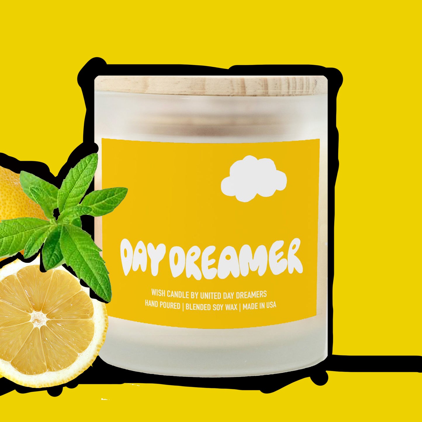 Day Dreamer Yellow Citrus Candle 11 oz