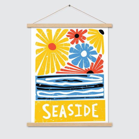 Colorful Wall Decoration Seaside Art Poster