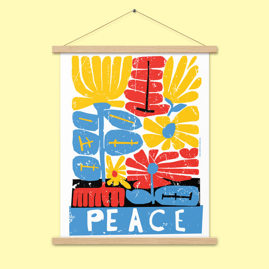 Colorful Wall Decoration Peace Art Poster