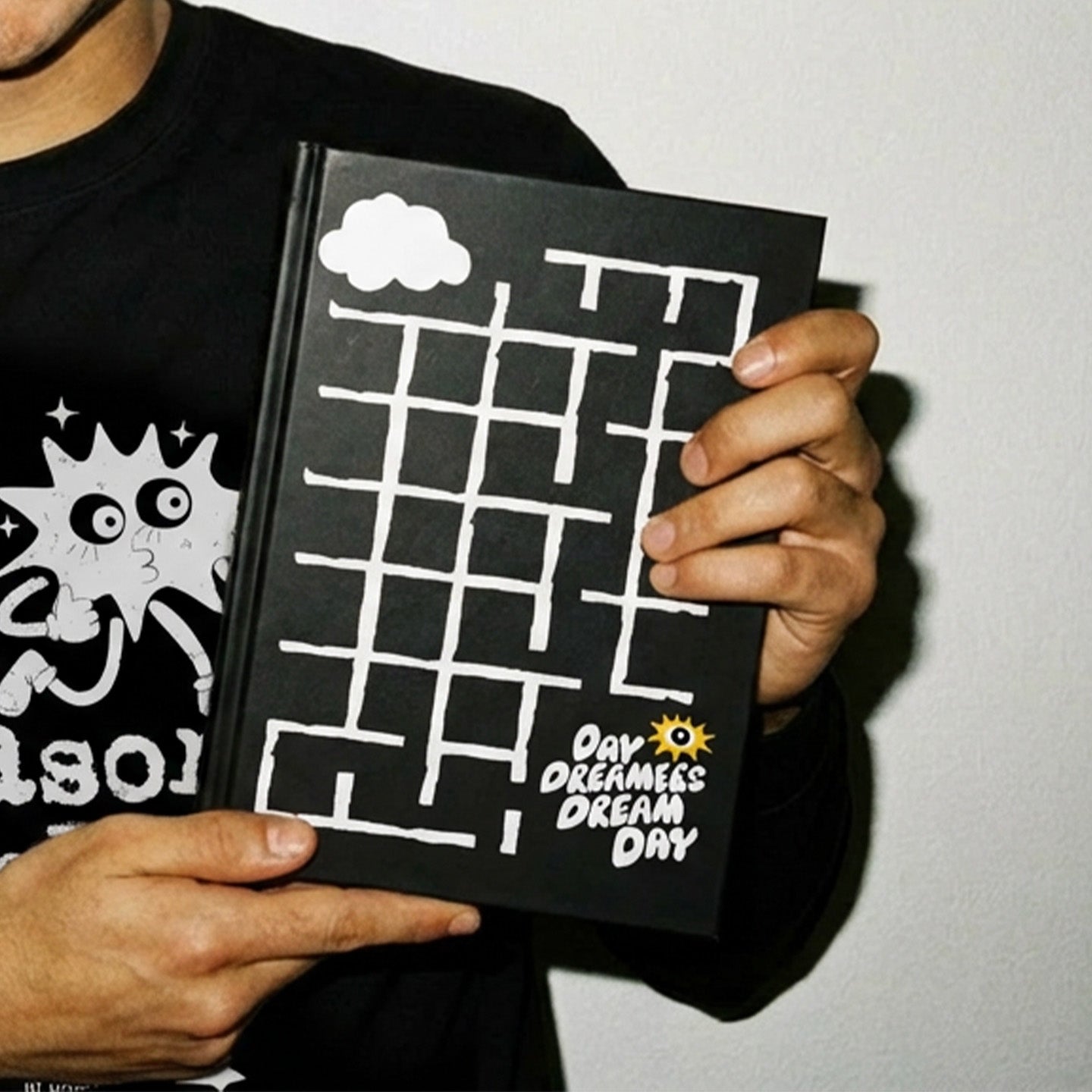 Find Your Cloud Hardcover Notebook in Black