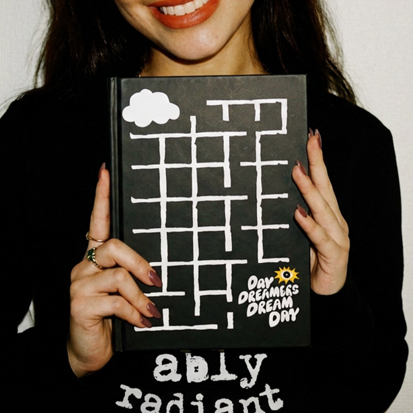 Find Your Cloud Hardcover Notebook in Black