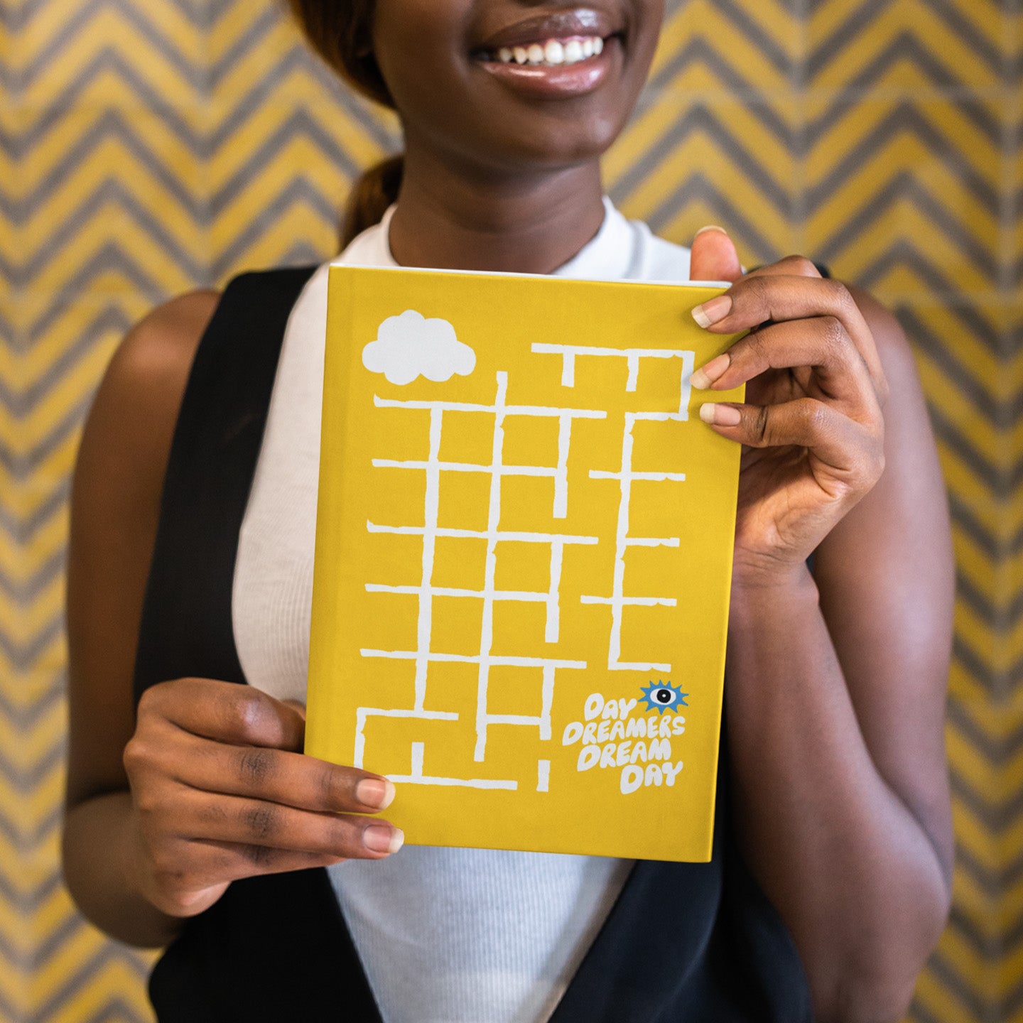 Find Your Cloud Hardcover Notebook in Yellow