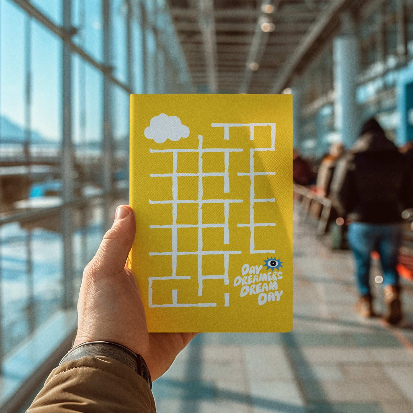 Find Your Cloud Hardcover Notebook in Yellow