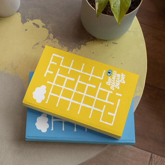 Find Your Cloud Hardcover Notebook in Yellow