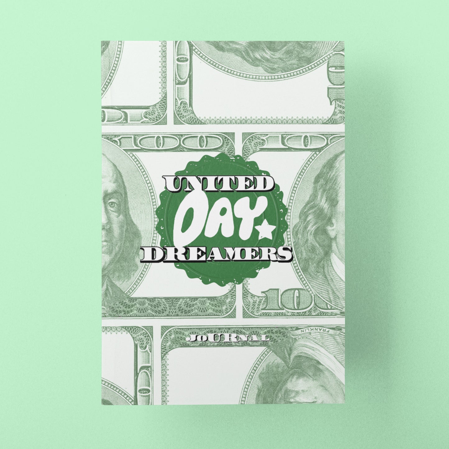 Lucky Money Hardcover Journal In Green