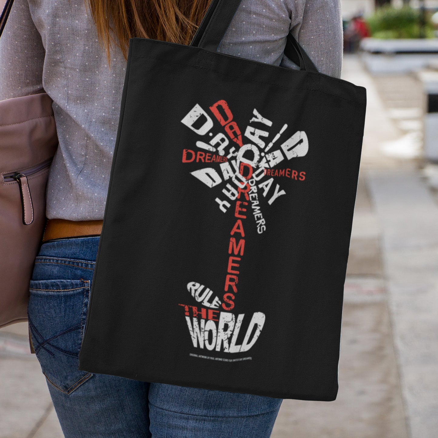 Day Dreamers Rule the World And Bloom Tote Bag