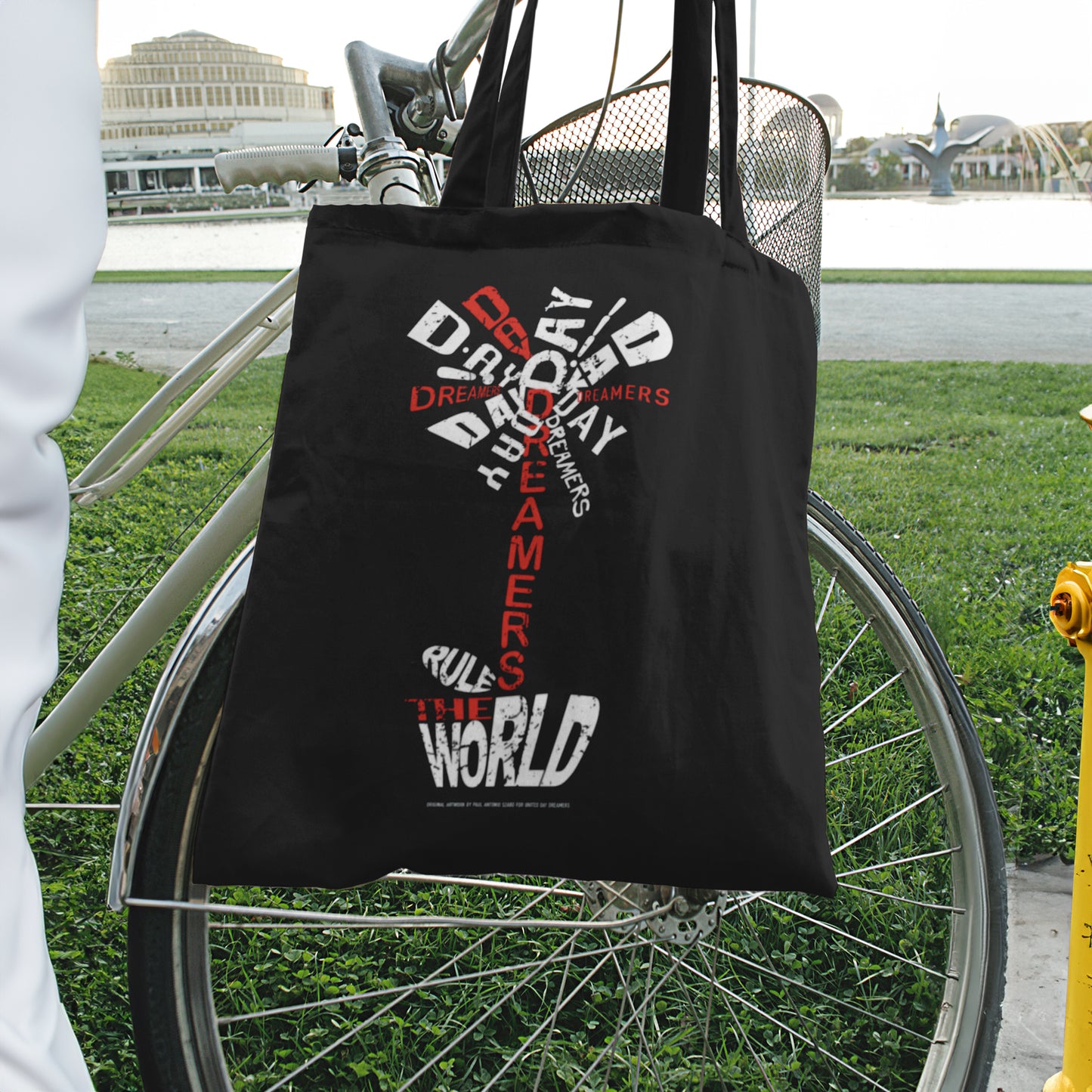 Day Dreamers Rule the World And Bloom Tote Bag