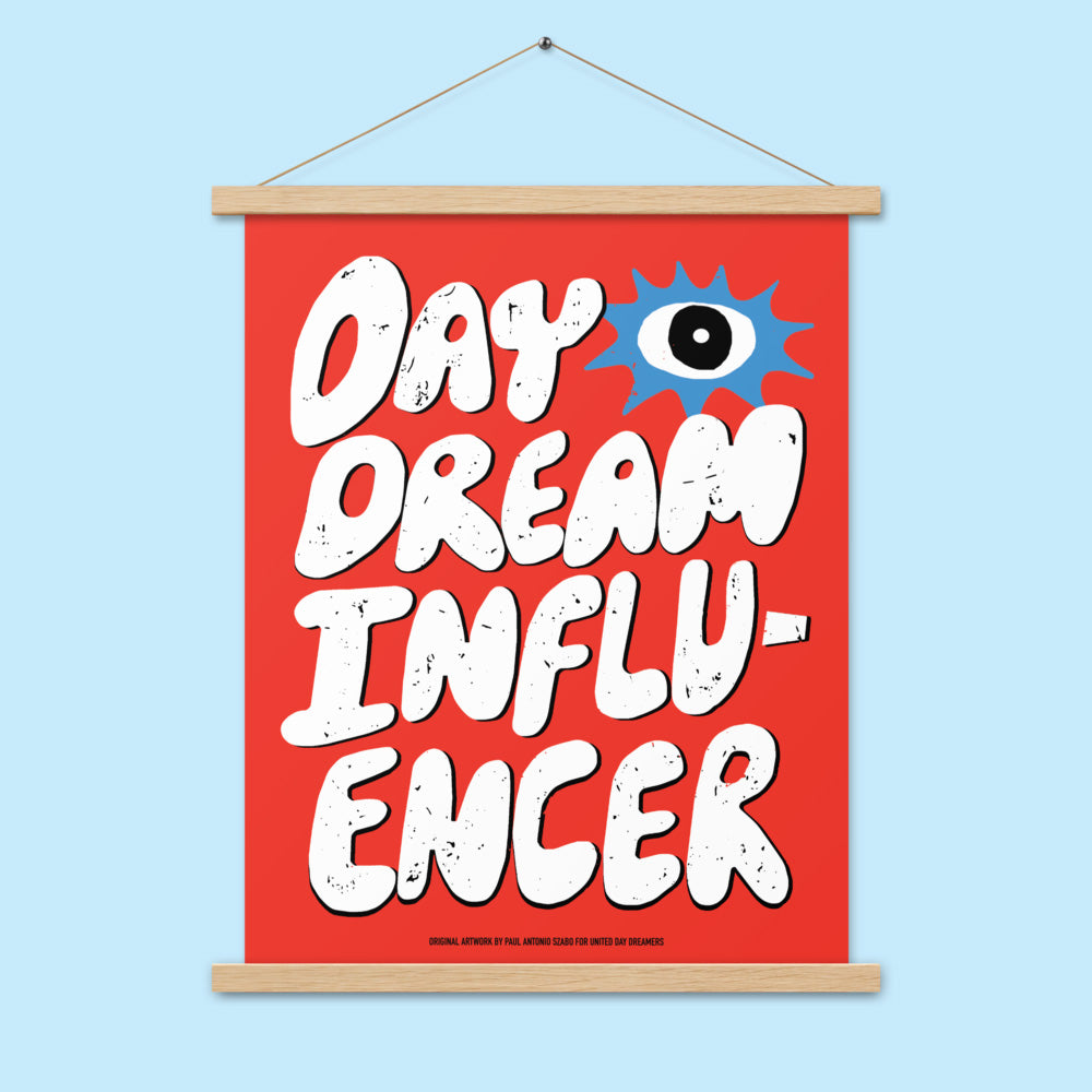   Influencer Day Dreamer Wall Decoration Art With Hangers
