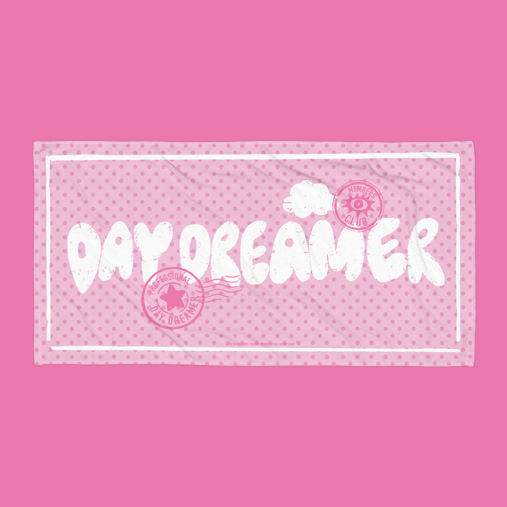 Day Dreamer Beach And Pool Pink Towel