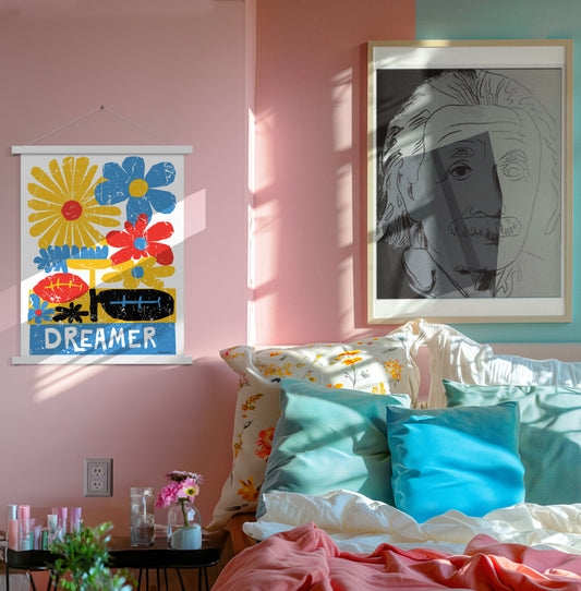 Dreamer Large Wall Hanging Poster by United Day Dreamers