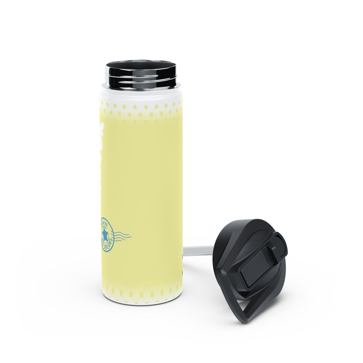 Day Dreamer Stainless Steel Yellow Water Bottle