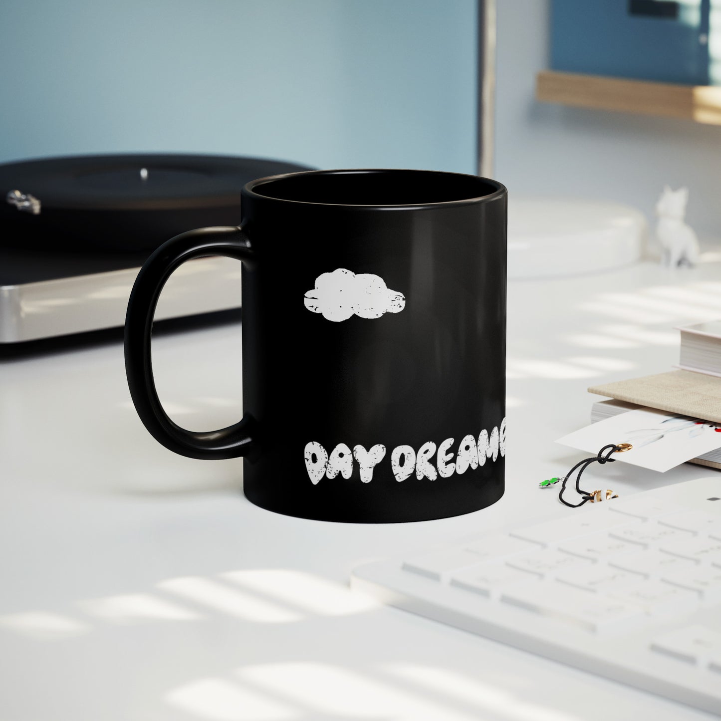 Day Dreamer Black Mug