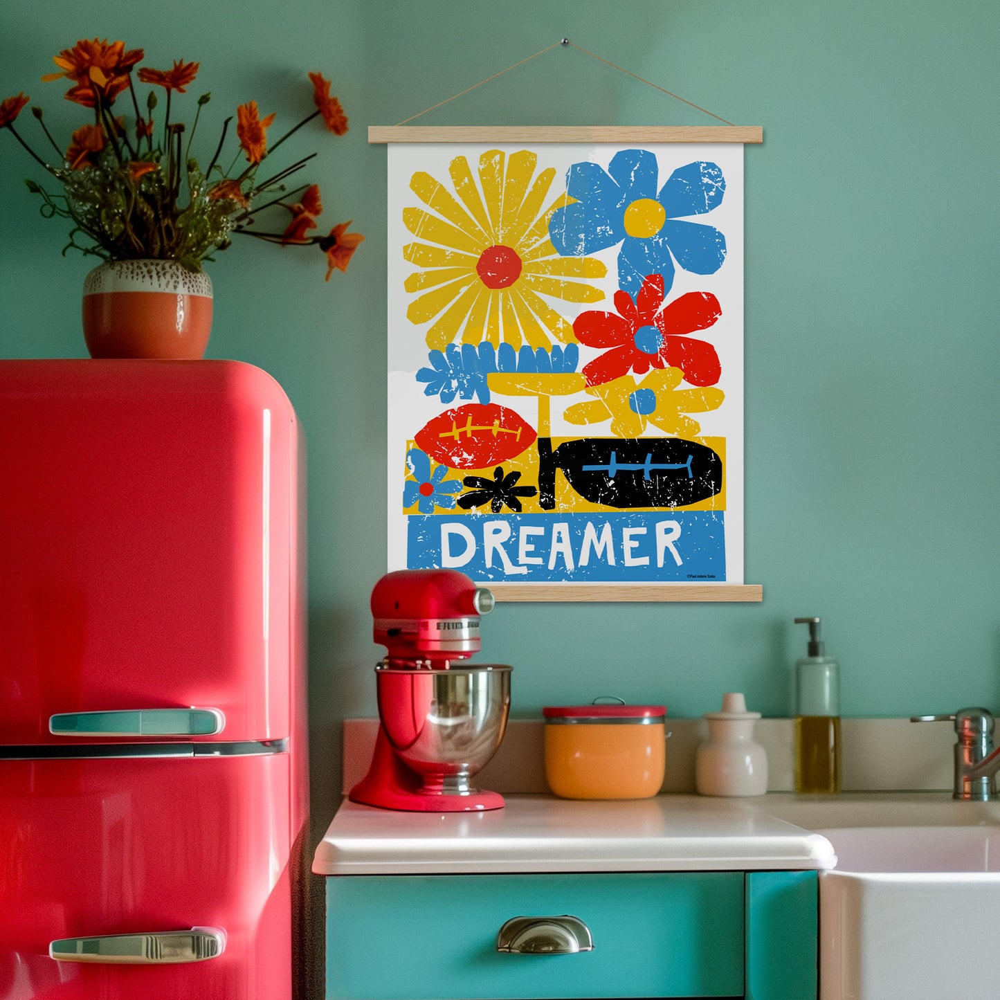 Dreamer Large Wall Hanging Poster by United Day Dreamers