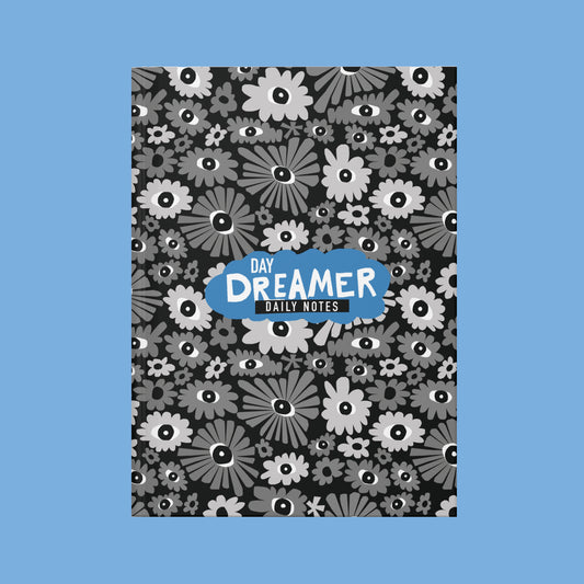 Hardcover Journal For Day Dreamers in Classic Black & White