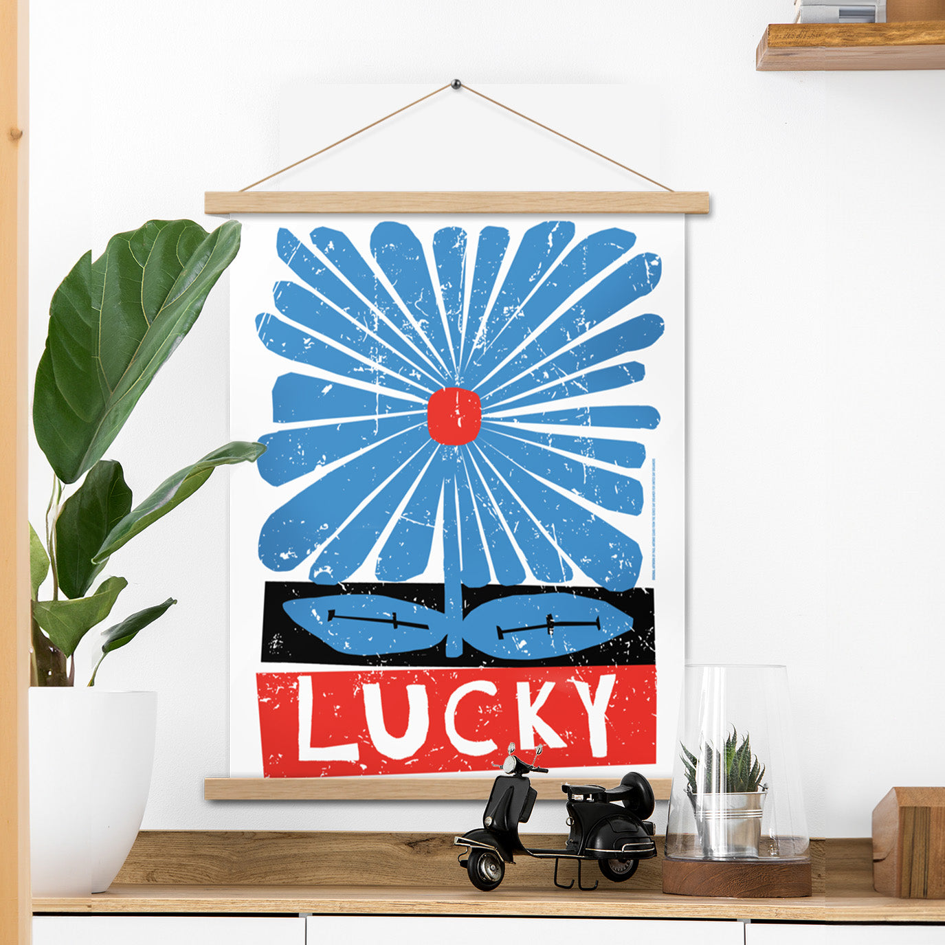 Lucky Wall Poster Decoration By Paul Antonio Szabo