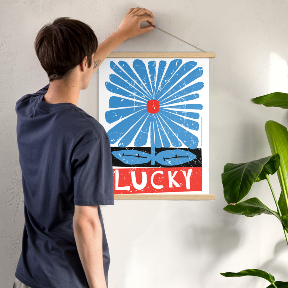 Lucky Wall Poster Decoration By Paul Antonio Szabo