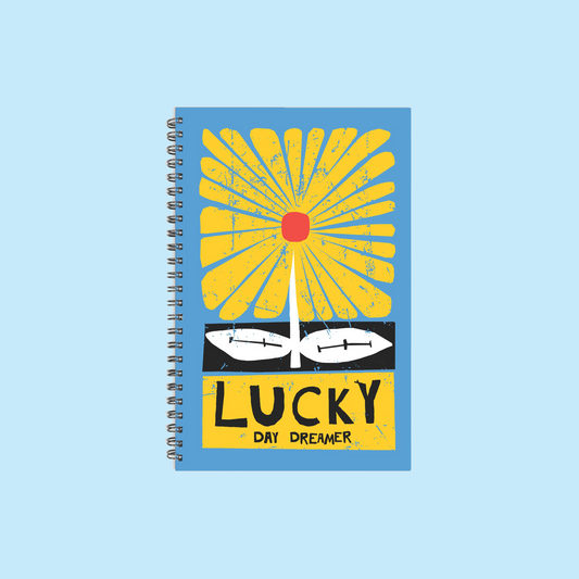 Lucky Day Dreamers Softcover Spiral Notebook