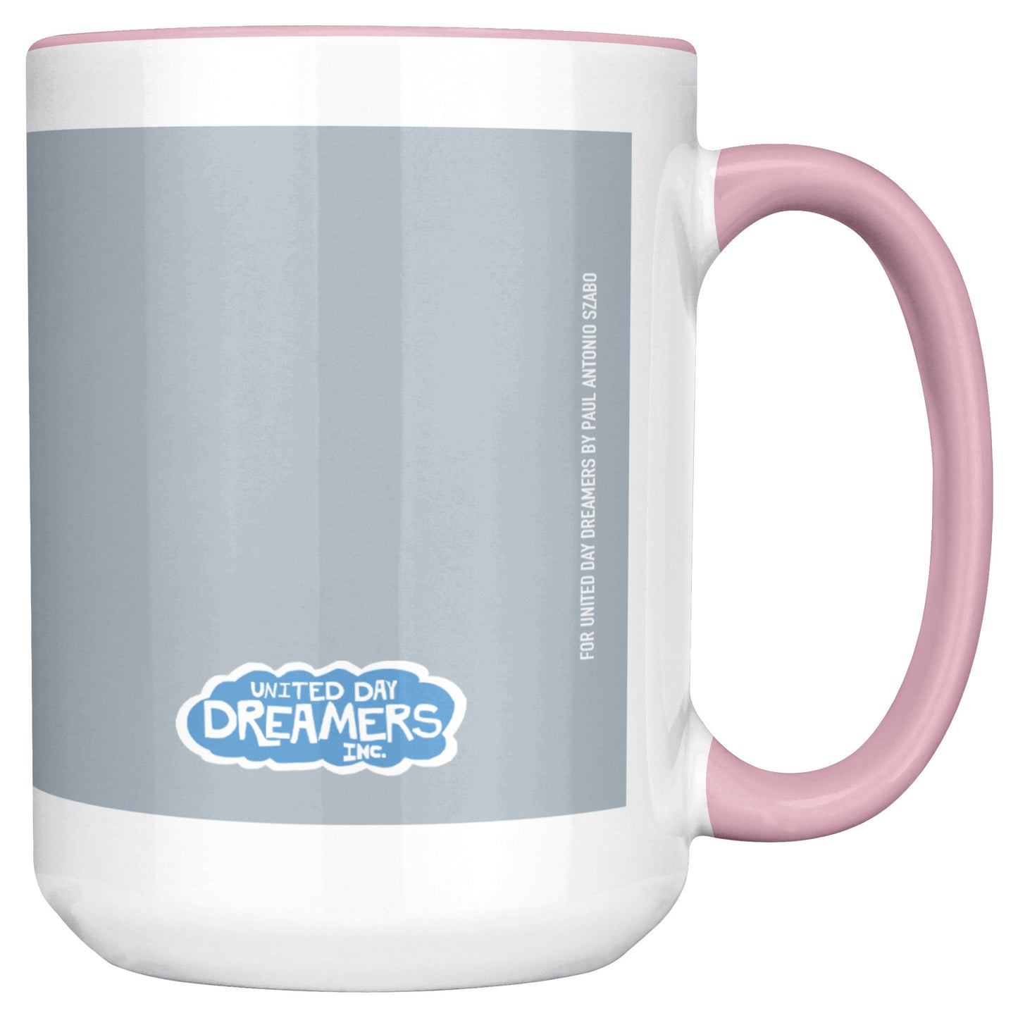 One Day At A Time 15oz Tea Coffee Pink and Cloudy Mug